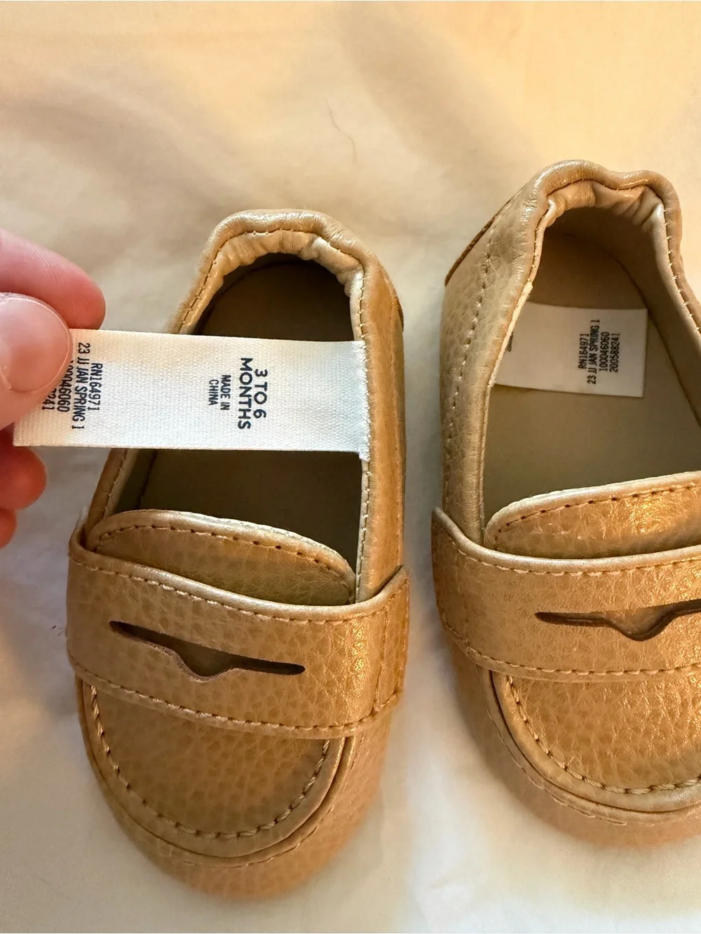 Janie and Jack classic tan